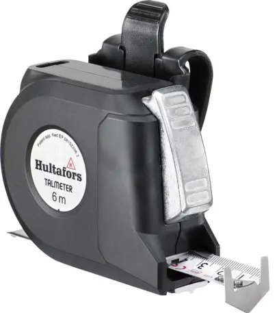 Kap. svin. metr Talmeter 6mx25mm bílý Hultafors (EDE47050400)